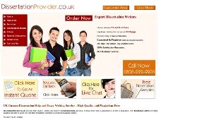 Dissertationprovider.co.uk review 
